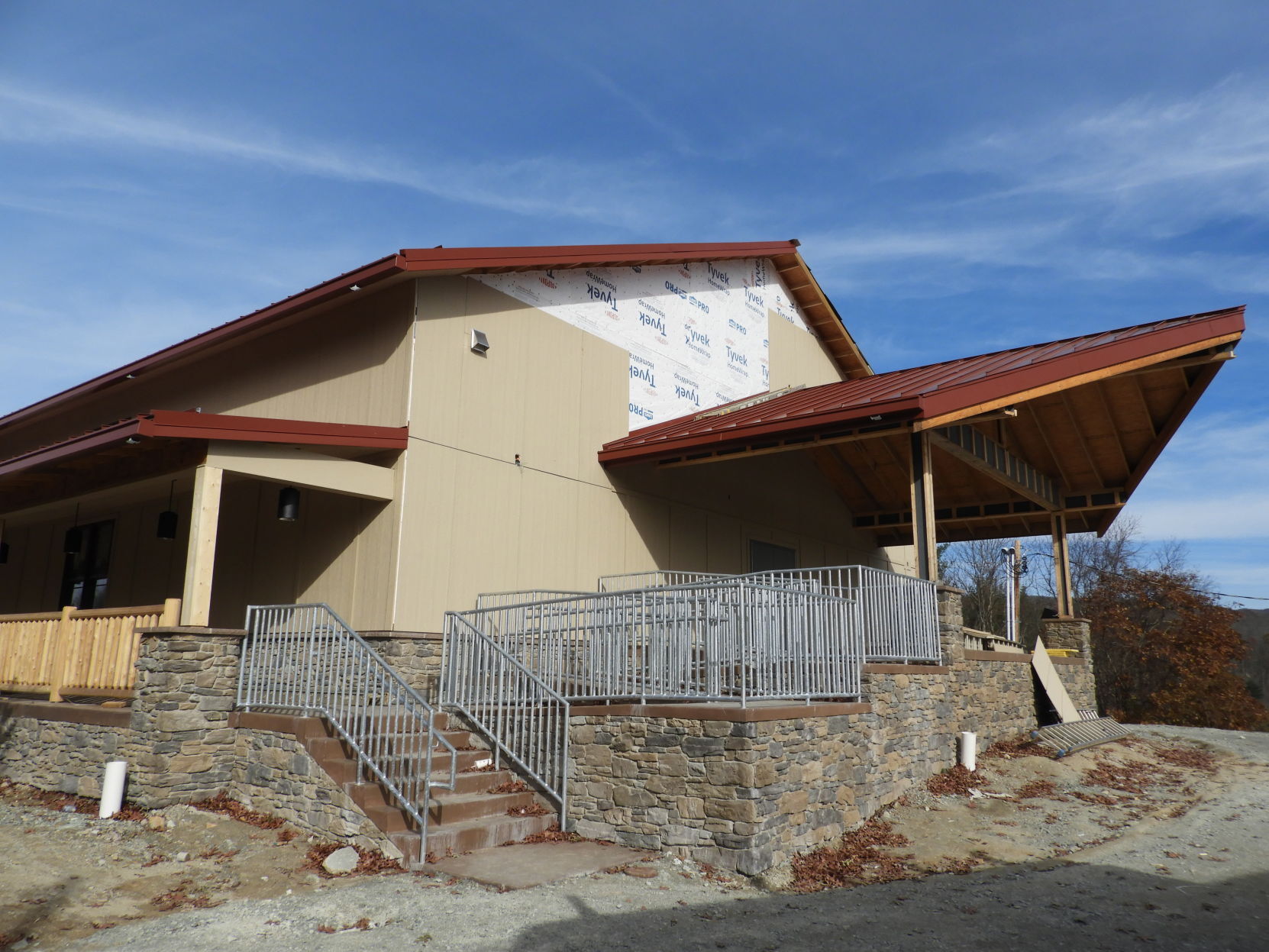 Community building nearing completion
